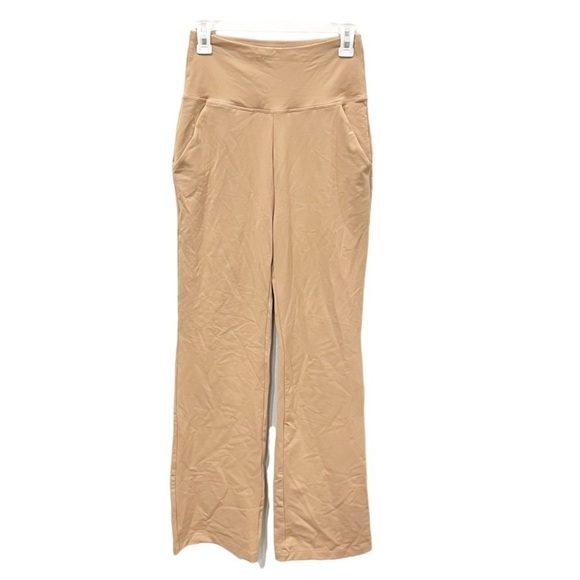 Kiragrace Pants - KiraGrace Beige Perfect Flare Pull On Pants Size Small Pilates Princess Capsule